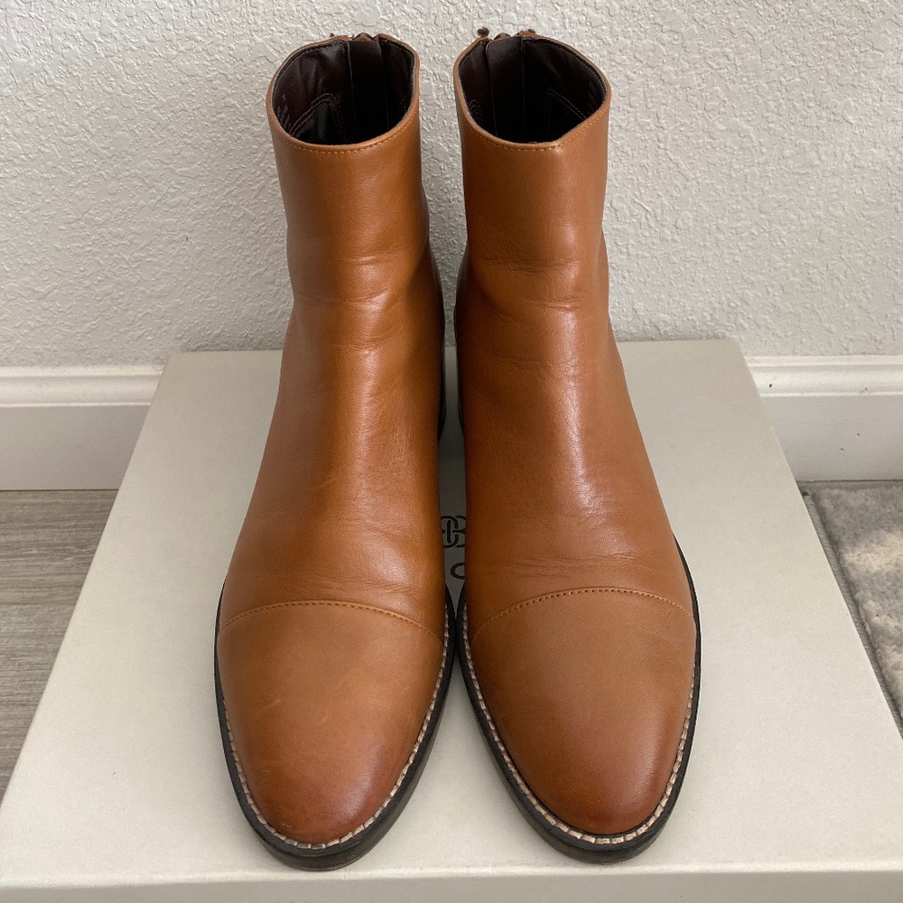 Cole Haan Cognac Ankle Boots Size 7B